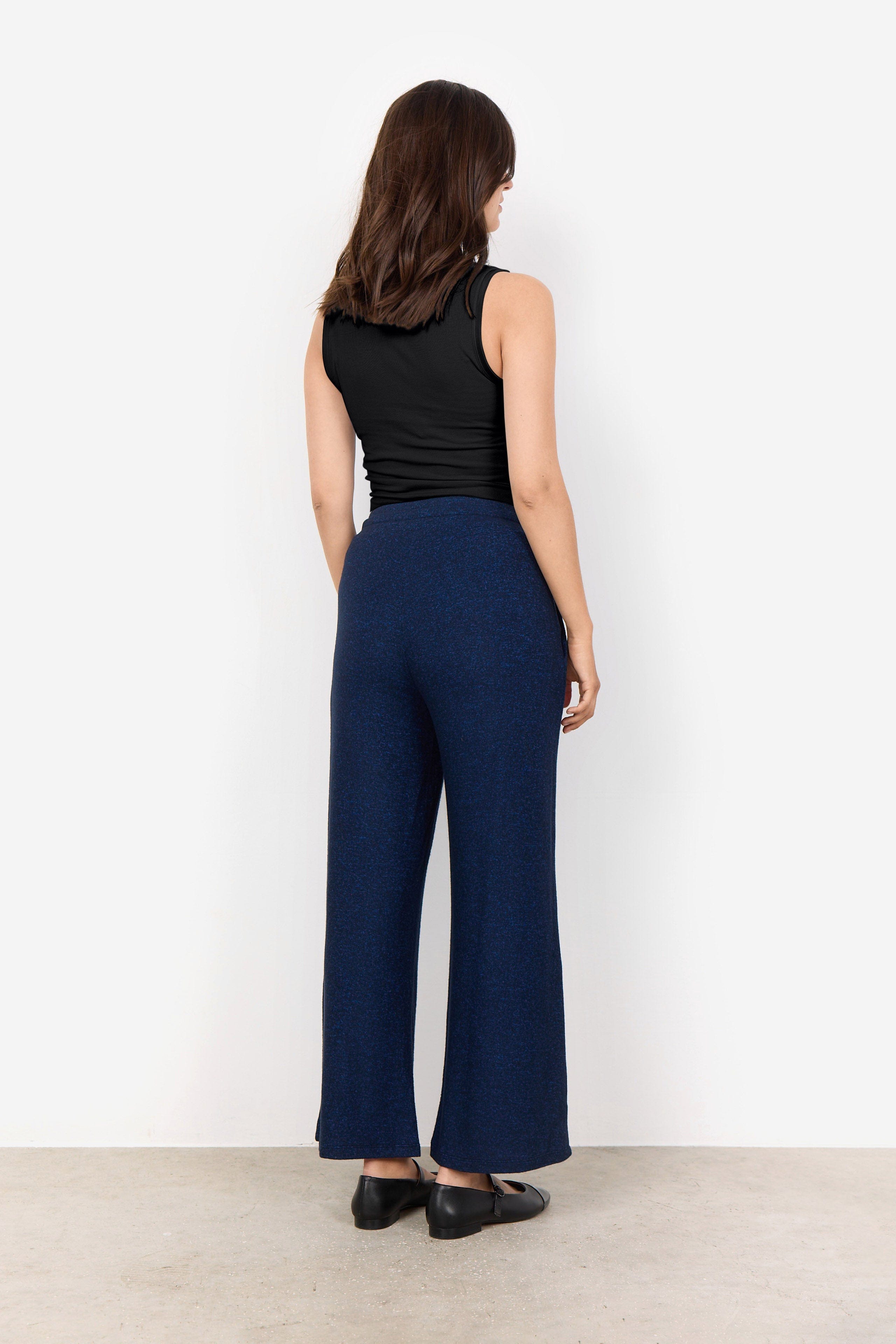 Soya Concept Biara Supersoft Trousers - Navy Melange