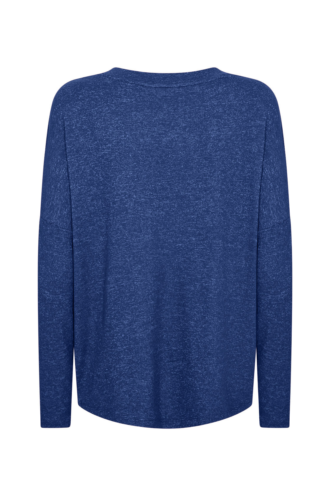 Soya Concept Biara Supersoft V-Neck Jumper - Estate Blue Melange