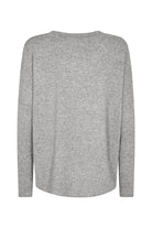 Soya Concept Biara Supersoft V-Neck Jumper - Light Grey Melange