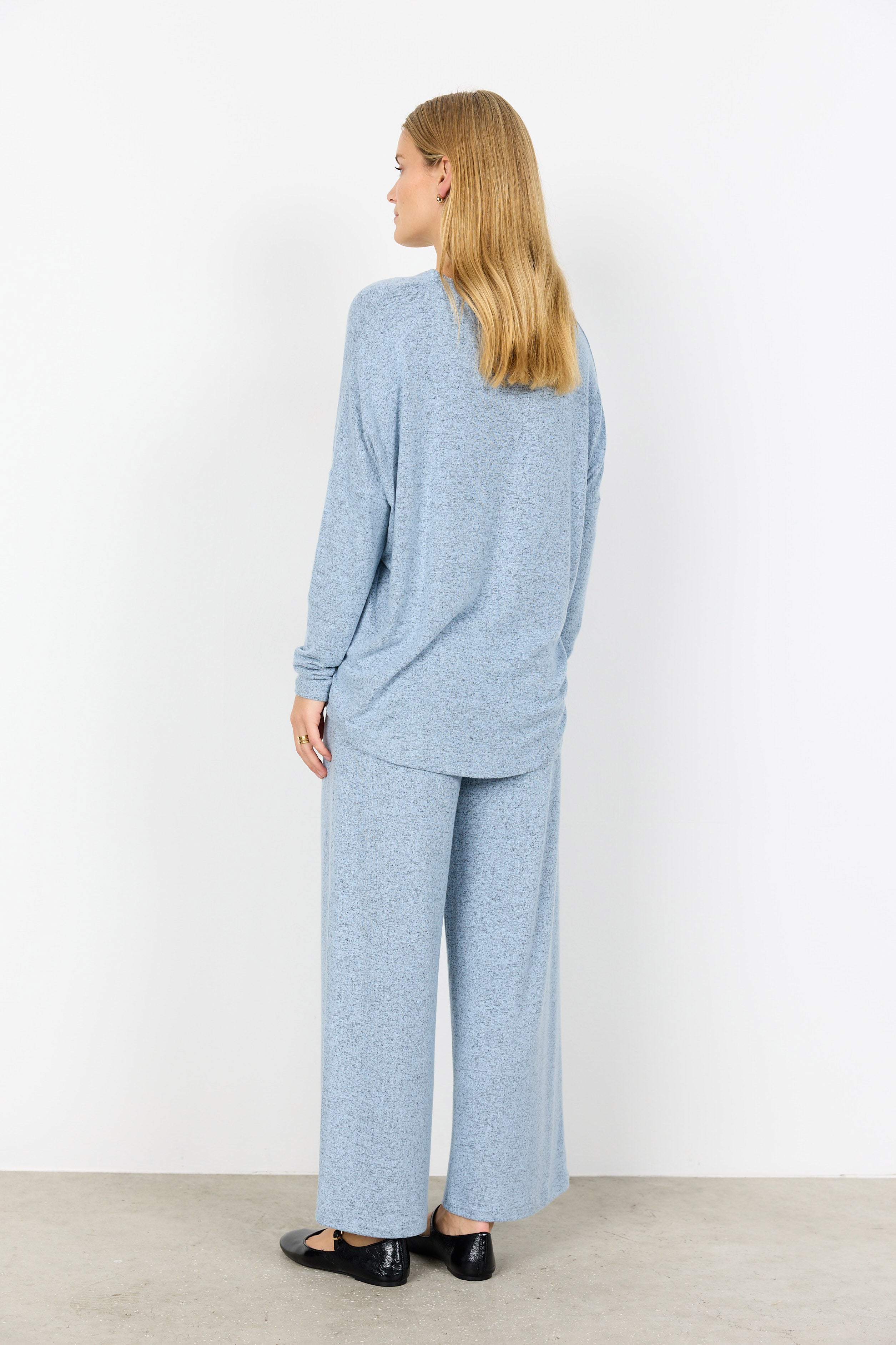 Soya Concept Biara Supersoft V-Neck Jumper - Windsurfer