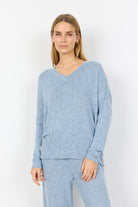 Soya Concept Biara Supersoft V-Neck Jumper - Windsurfer
