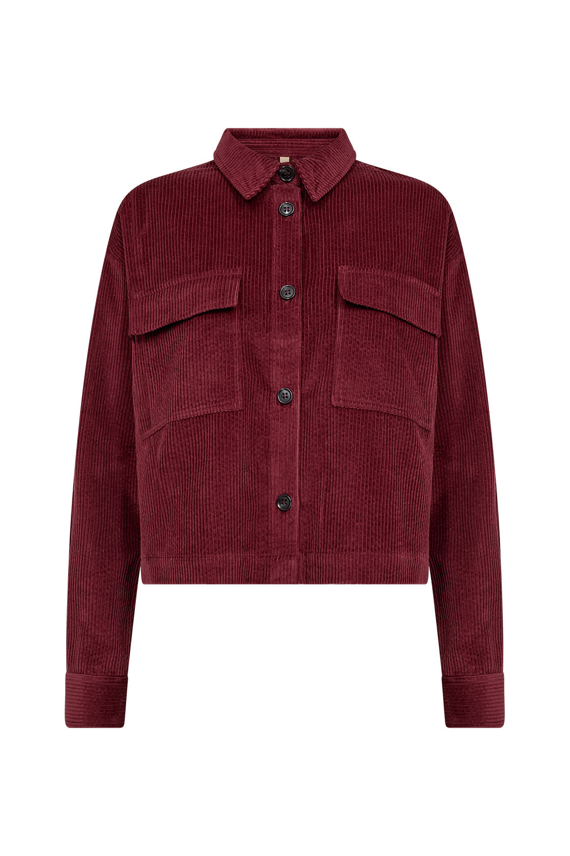 Soya Concept Bindi Corduroy Jackets - Dark Red