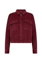 Soya Concept Bindi Corduroy Jackets - Dark Red