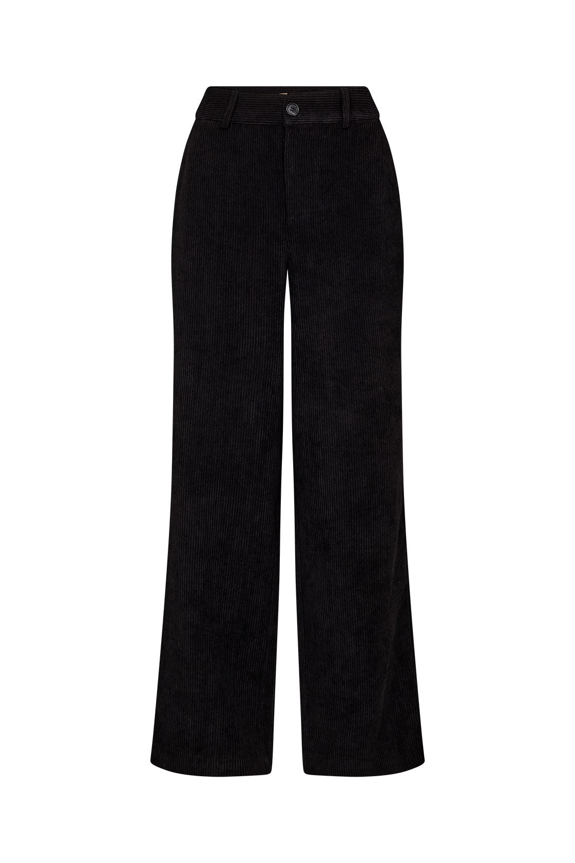 Soya Concept Bindi Corduroy Wide Leg Trousers - Black