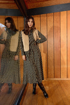 Soya Concept Bindi Sherpa Lined Cord Waistcoat - Sand