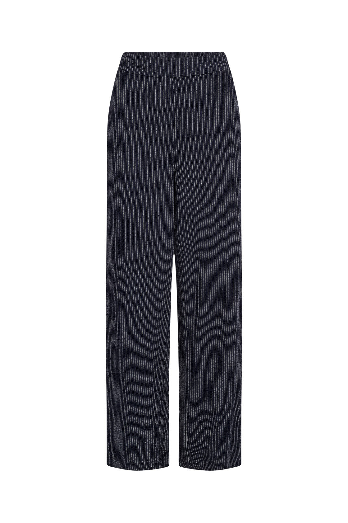 Soya Concept Cannie Stripped Elasticated Trousers - Navy Combi
