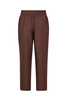 Soya Concept Charissa Cropped Stretch Waist Trousers - Rocky Road