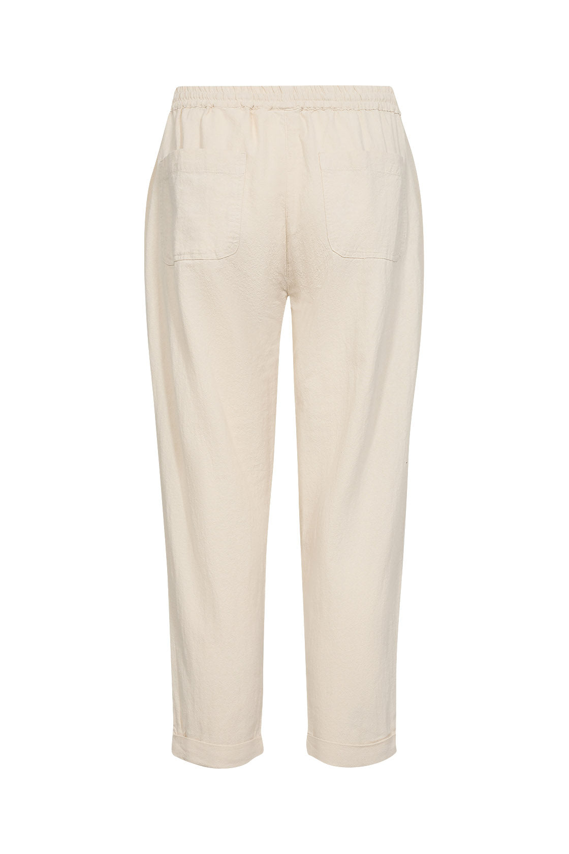 Soya Concept Cissie Cotton Cropped Trousers - Sand