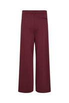 Soya Concept Daniela Jersey Wide Leg Trousers - Dark Red