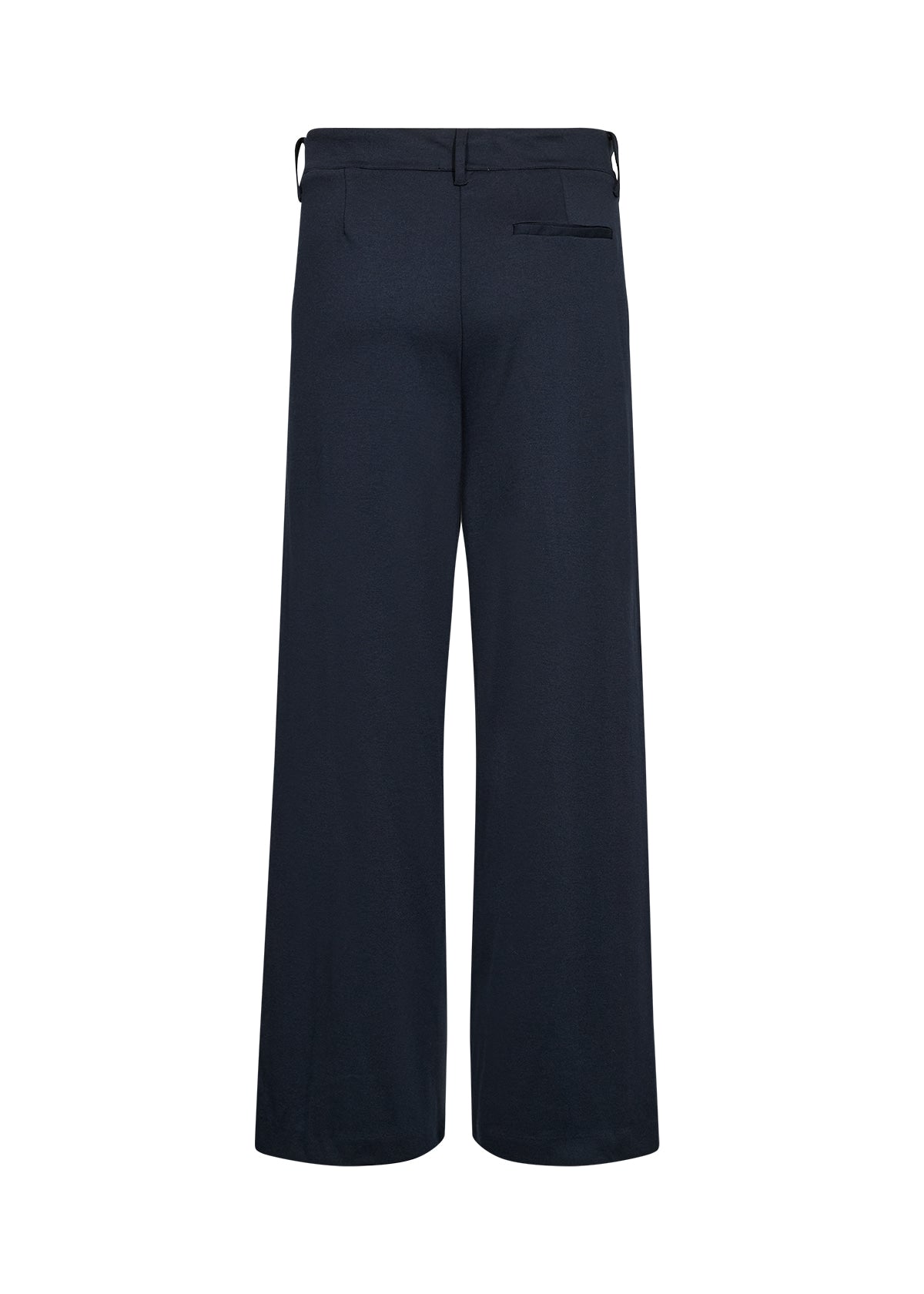 Soya Concept Daniele Jersey Wide Leg Trousers - Navy