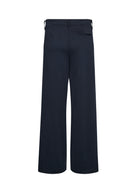 Soya Concept Daniele Jersey Wide Leg Trousers - Navy