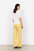 Soya Concept Denefa Open Stitch Polo Top - Off White