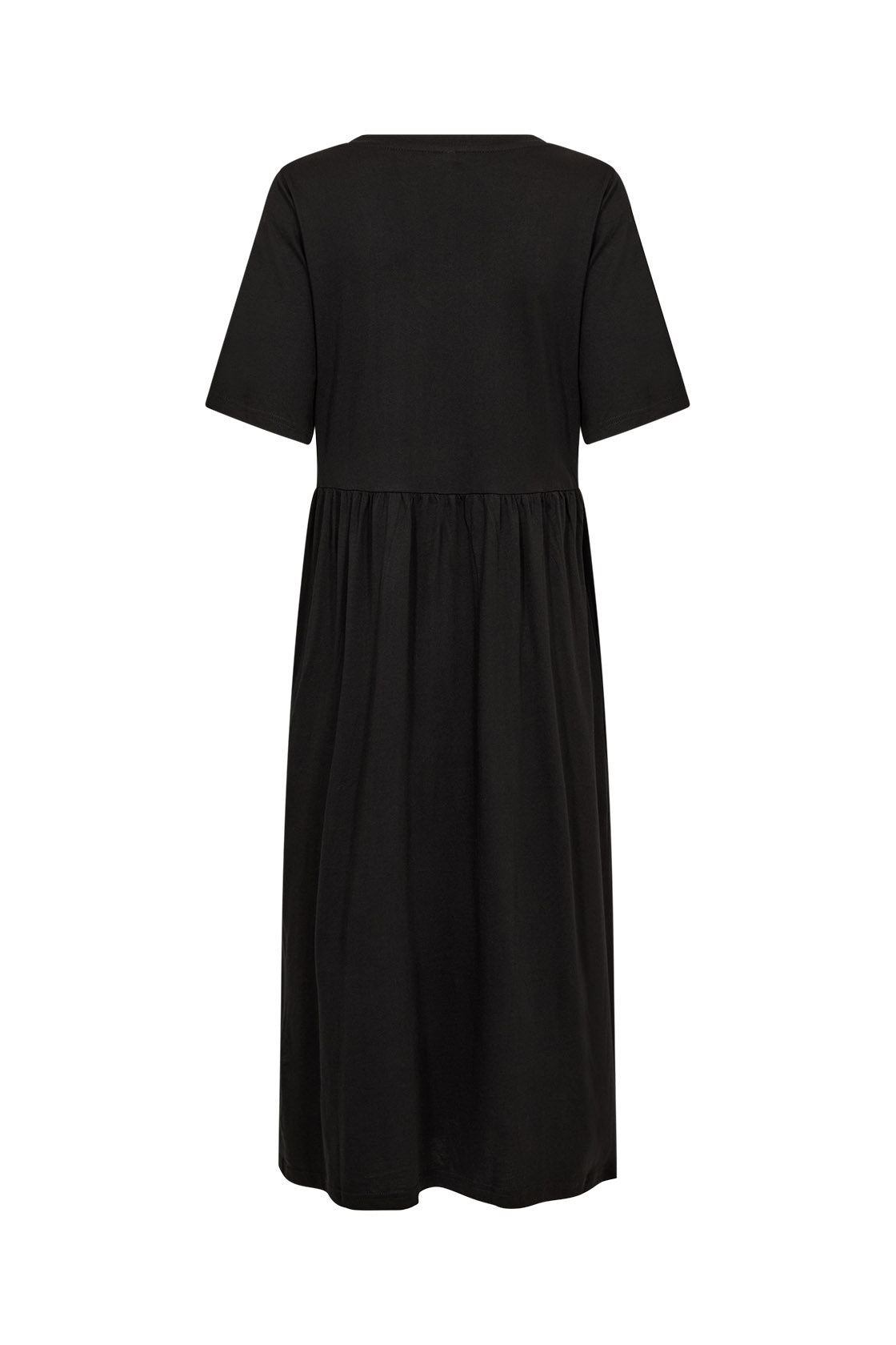 Soya Concept Derby Organic Cotton Midi Dress- Black