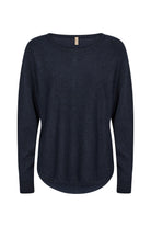 Soya Concept Dollie Jumper with Button Detail - Navy