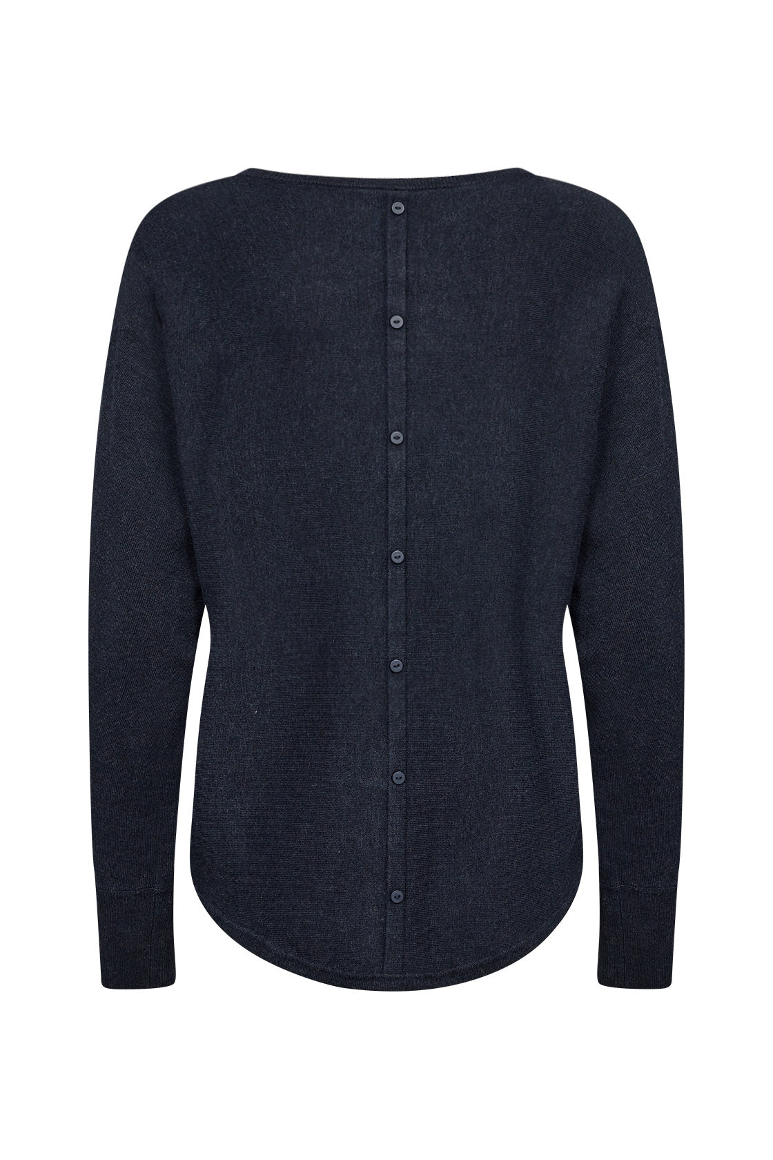 Soya Concept Dollie Jumper with Button Detail - Navy