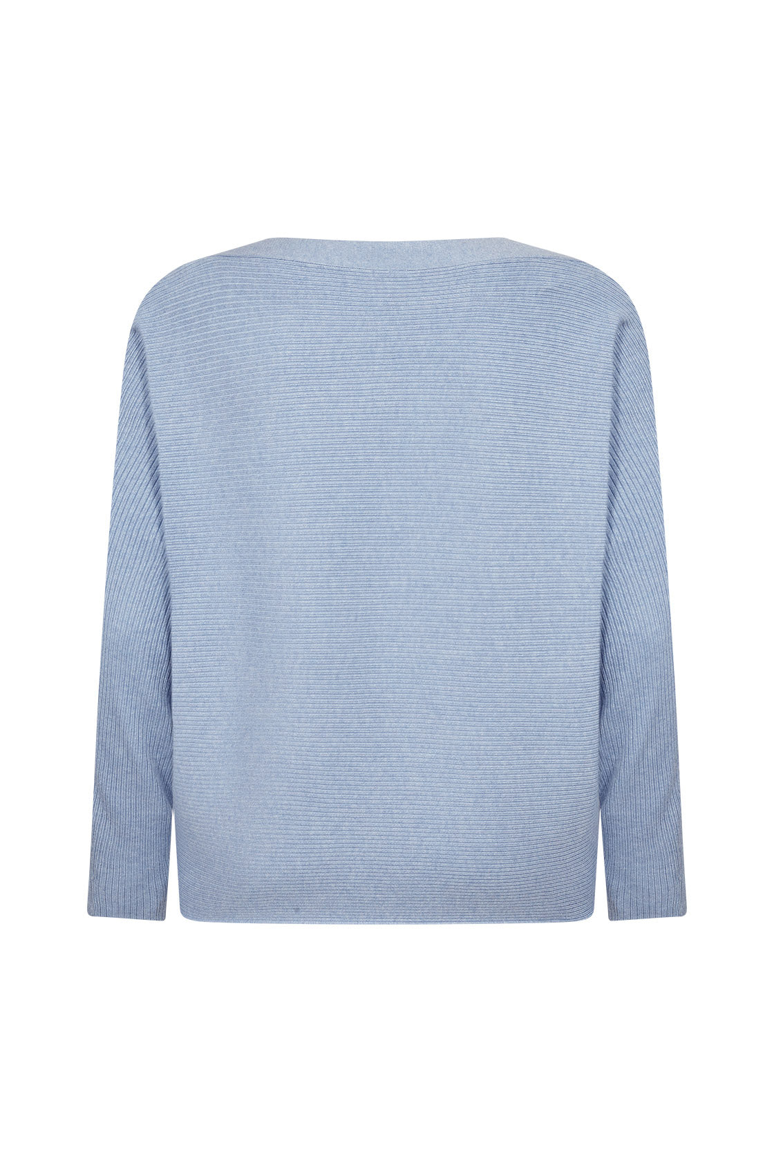 Soya Concept Dollie Knitted Rib Jumper - Windsurfer