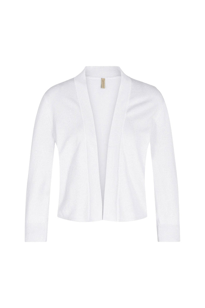 Soya Concept Dollie Open-Front Cardigan - White
