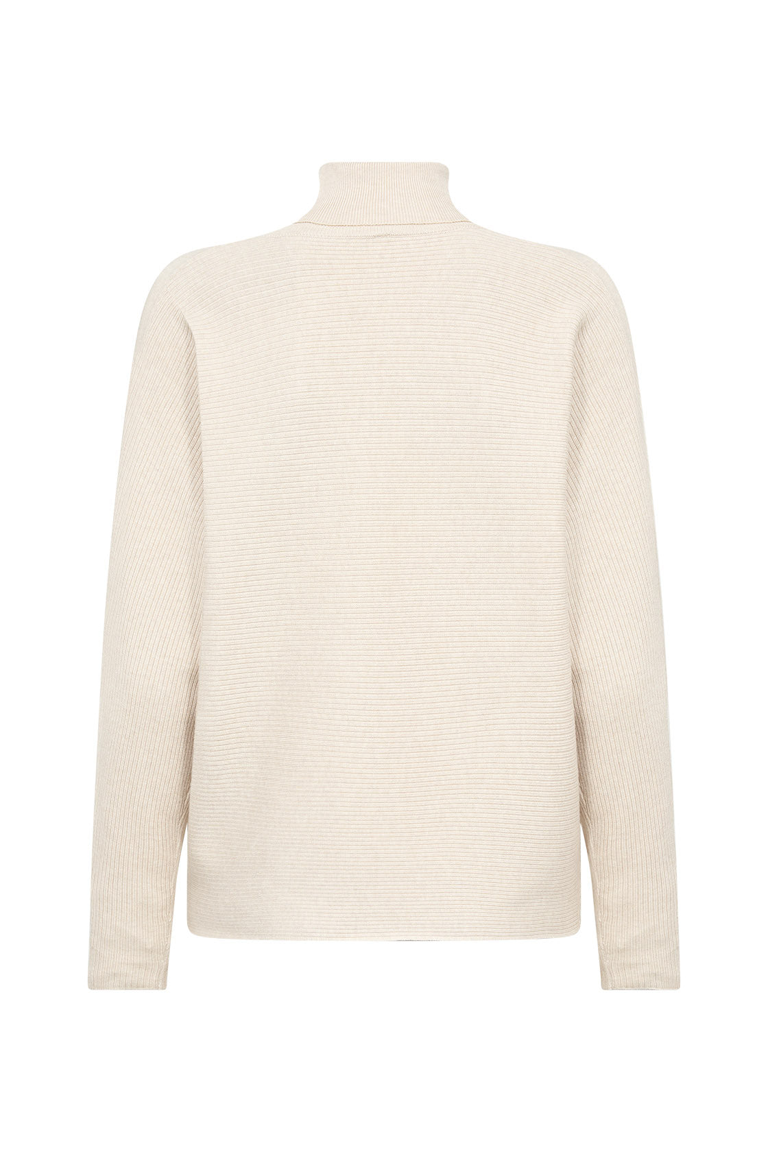 Soya Concept Dollie Roll Neck Jumper - Cream Melange