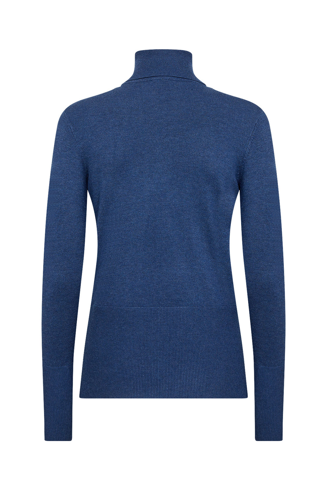 Soya Concept Dollie Roll Neck Jumper - Estate Blue Melange