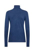 Soya Concept Dollie Roll Neck Jumper - Estate Blue Melange