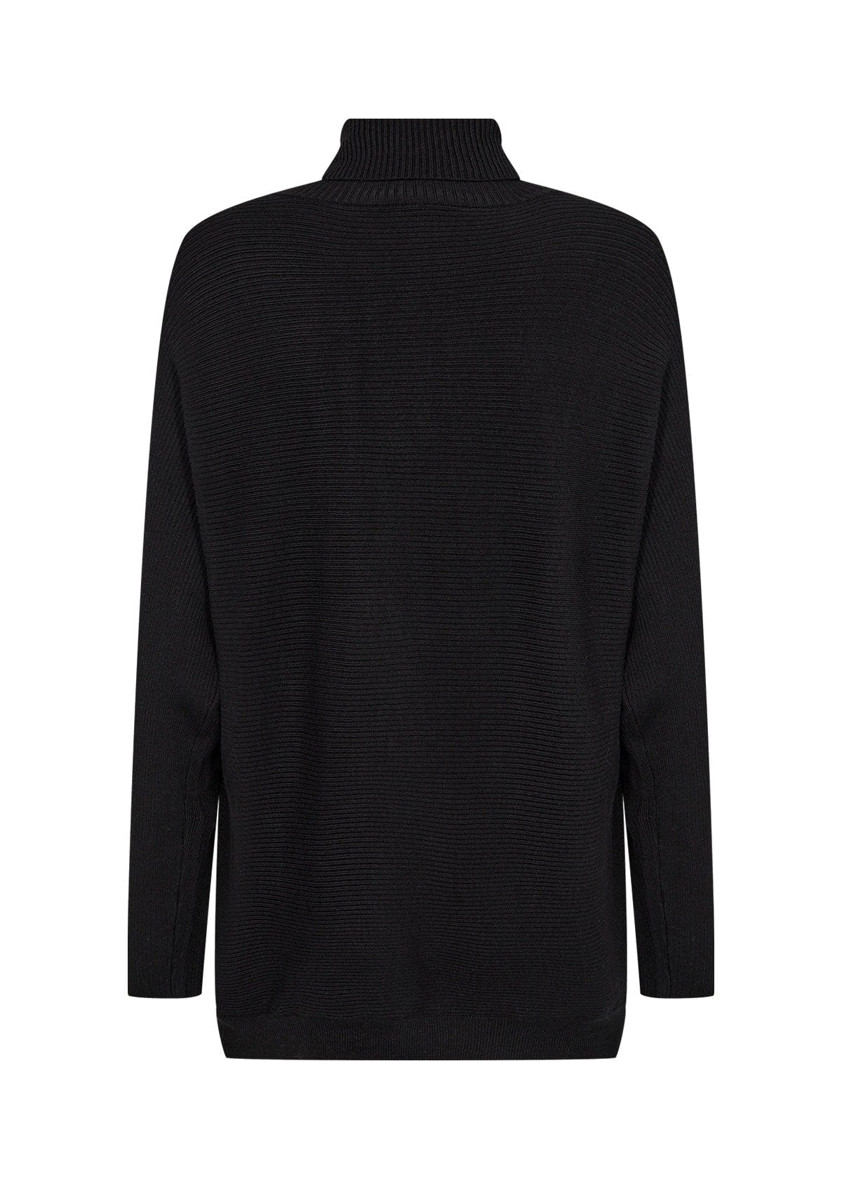 Soya Concept Dollie Wrap Effect Knitted Jumper - Black