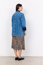 Soya Concept Dolores Denim Shacket - Medium Blue Denim