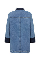 Soya Concept Dolores Denim Shacket - Medium Blue Denim