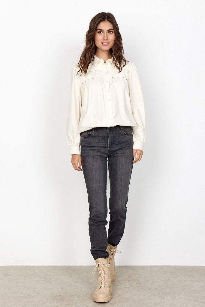 Soya Concept Essen Slim Fit Jeans - Grey Denim