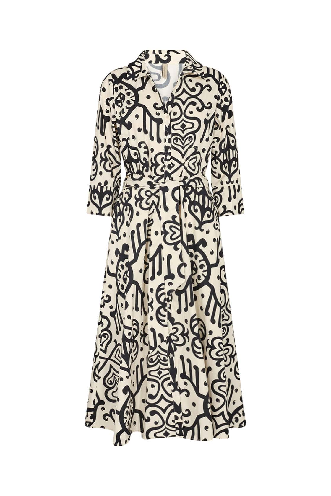 Soya Concept Evin Midi Dress - Black Combi