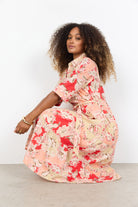 Soya Concept Faldine Midi Shirt Dress - Bittersweet Combi