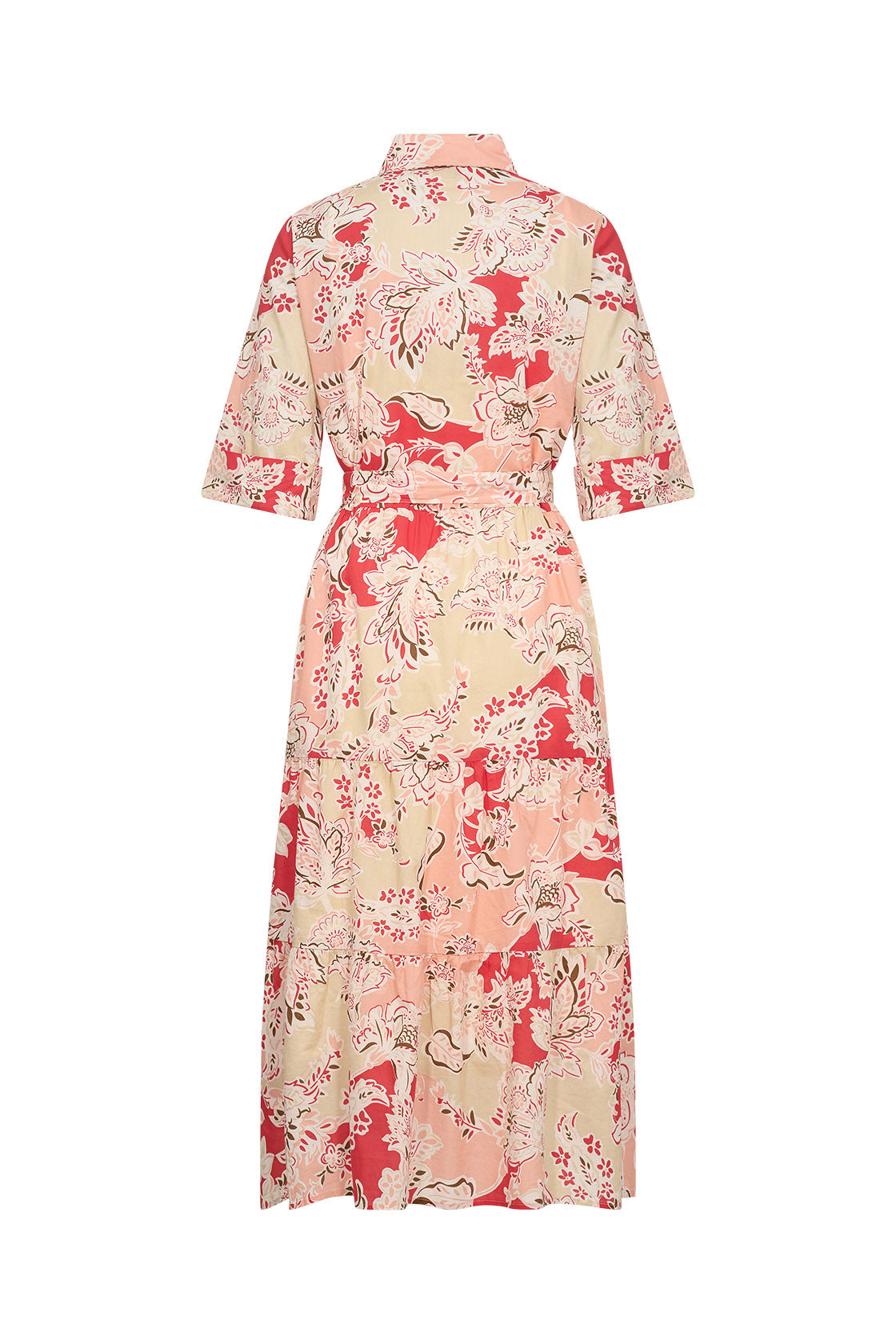 Soya Concept Faldine Midi Shirt Dress - Bittersweet Combi