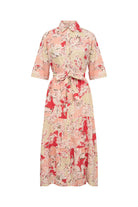 Soya Concept Faldine Midi Shirt Dress - Bittersweet Combi