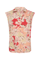 Soya Concept Faldine Sleeveless Blouse - Bittersweet Combi