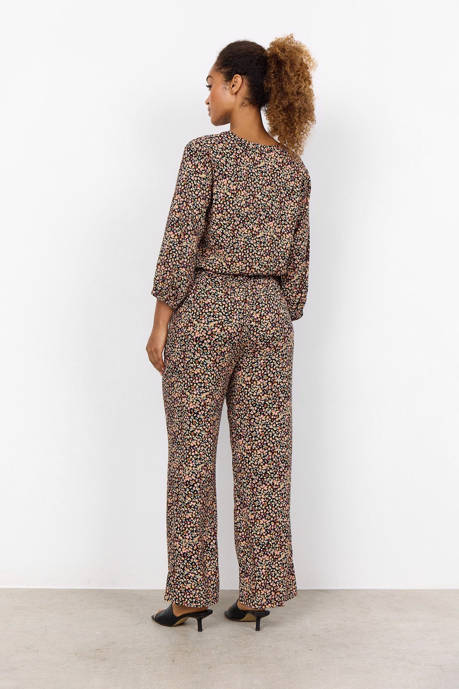 Soya Concept Farah Ditsy Print Blouse - Blush Combi