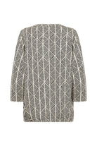 Soya Concept Felicity Printed Jersey Top - Black Combi