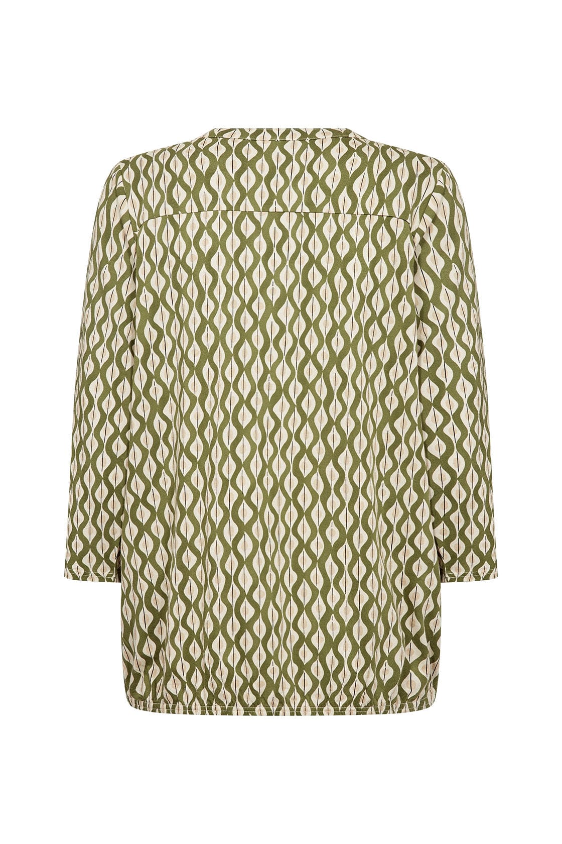 Soya Concept Felicity Printed Jersey Top - Calliste Green Combi