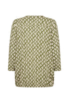 Soya Concept Felicity Printed Jersey Top - Calliste Green Combi