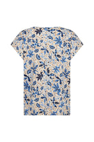 Soya Concept Felicity Printed T-Shirt - Air Blue Combi