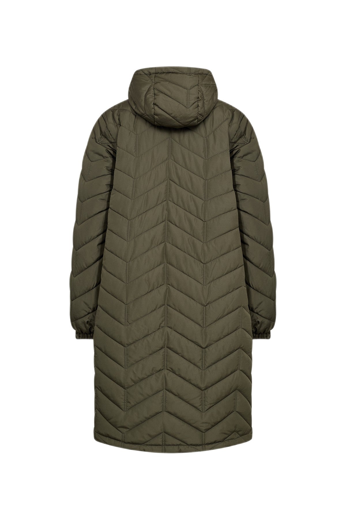 Soya Concept Fenya Longline Puffer Coat - Forest Night