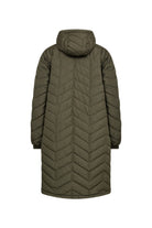 Soya Concept Fenya Longline Puffer Coat - Forest Night