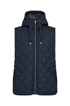 Soya Concept Fenya Quilted Hooded Gilet - Navy