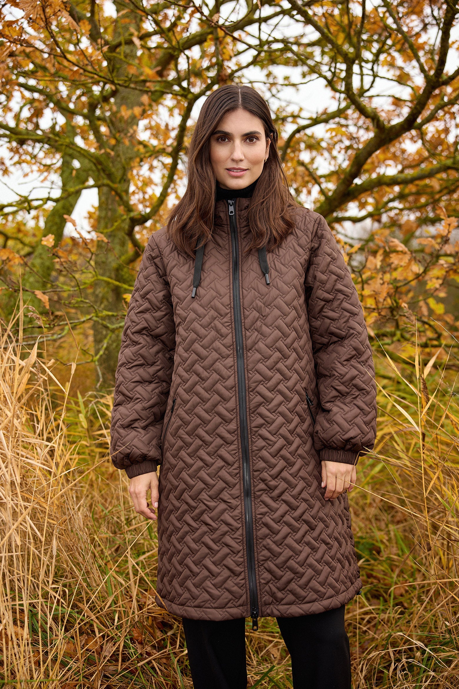Soya Concept Fenya Quilted Jacket - Hot Fudge