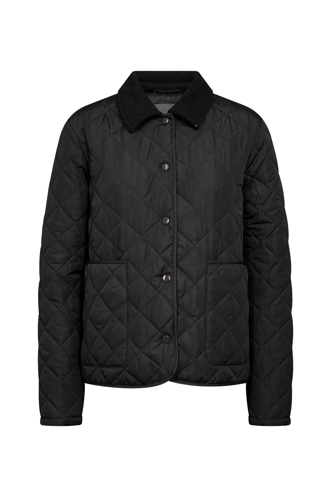 Soya Concept Fenya Short Quilted Jacket - Black
