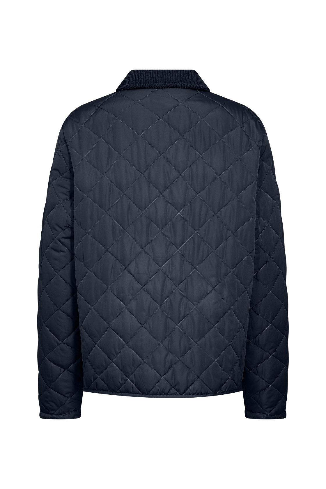 Soya Concept Fenya Short Quilted Jacket - Navy