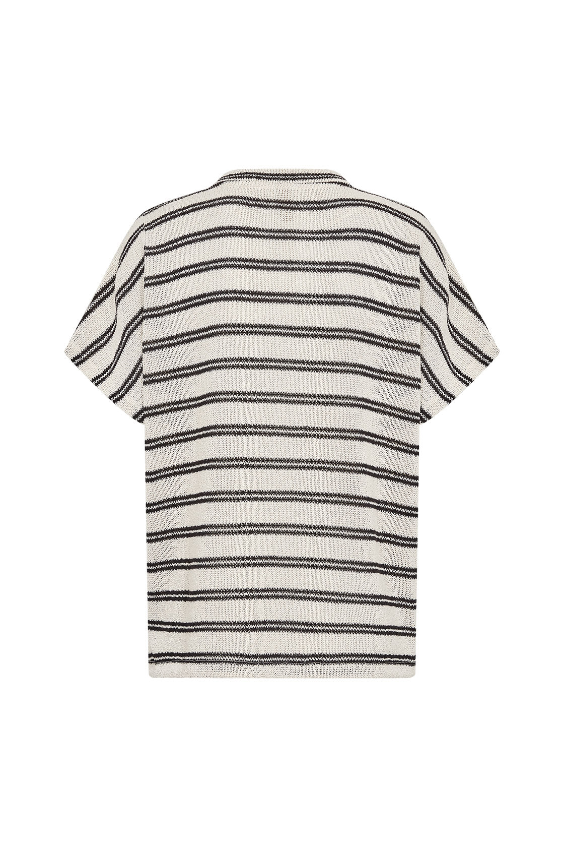 Soya Concept Frey Knitted T-Shirt - Black Combi