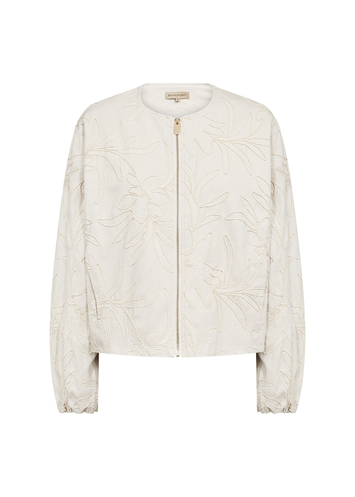 Soya Concept Gerda Embroidered Jacket - Cream