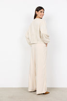 Soya Concept Gerda Embroidered Jacket - Cream