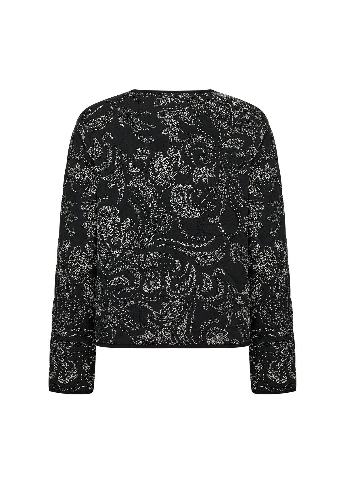 Soya Concept Gerdis Quilted Paisley Jacket - Black Combi