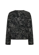 Soya Concept Gerdis Quilted Paisley Jacket - Black Combi