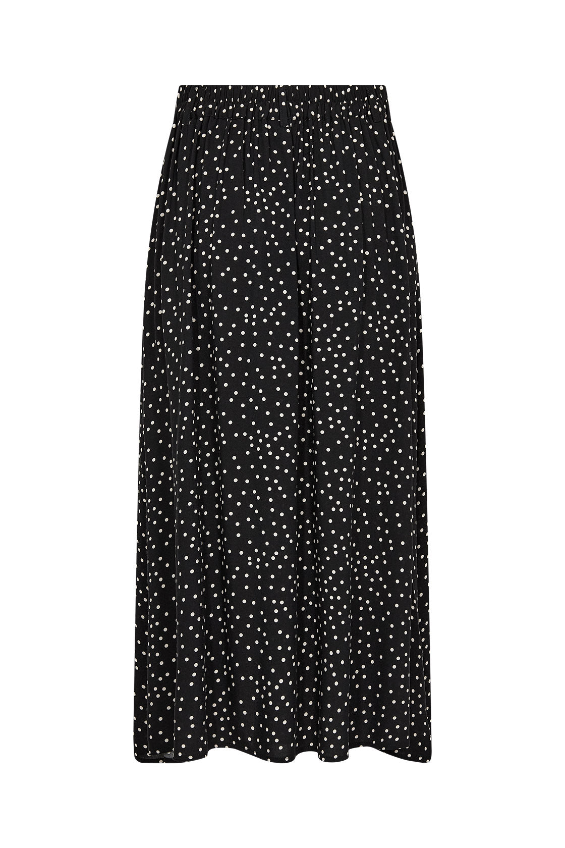 Soya Concept Gilda Polka Dot Midi Skirt - Black Combi